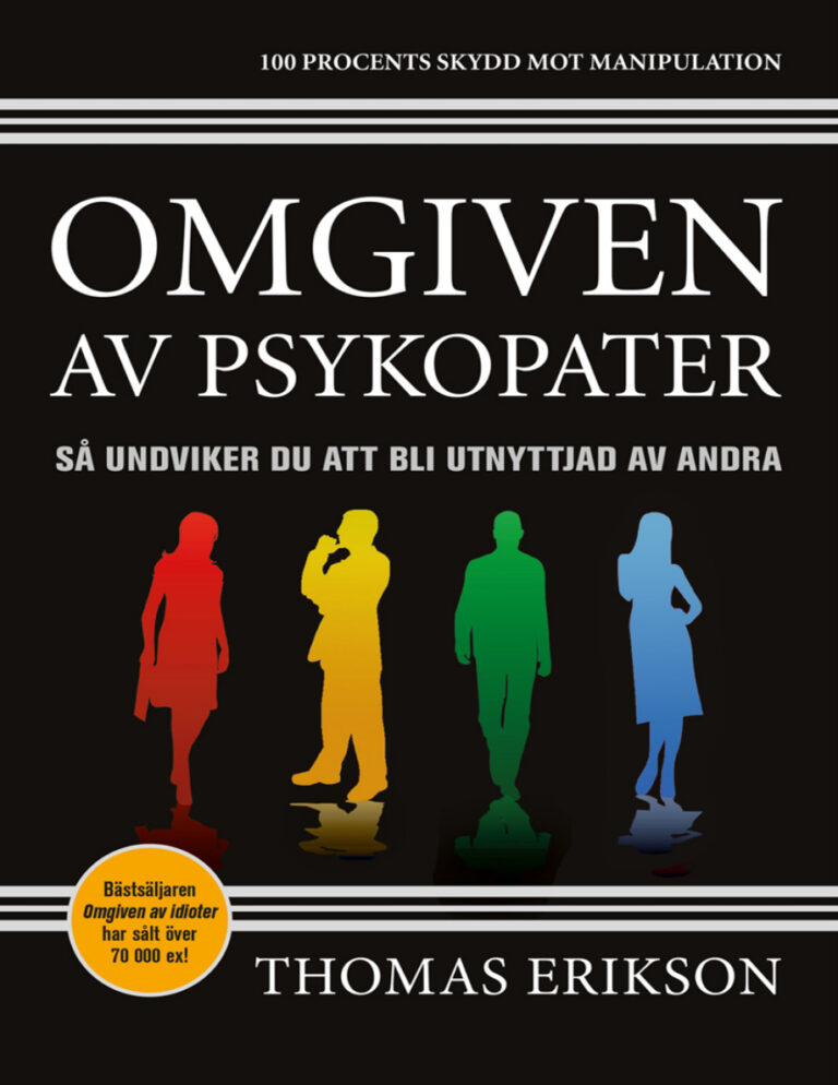 Omgiven av psykopater Swedish Edition Erikson Kitap Kapağı