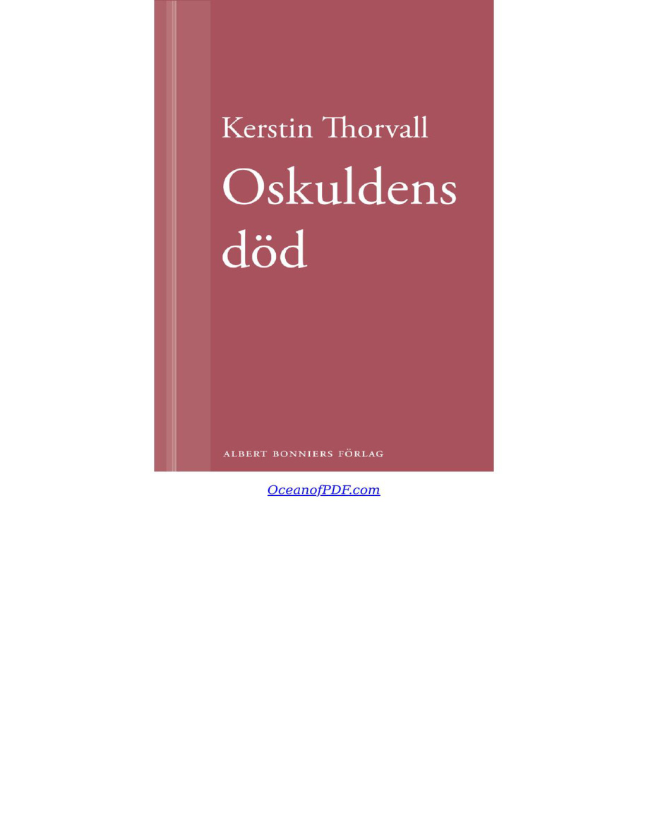 Oskuldens död: en flickbok PDF Download