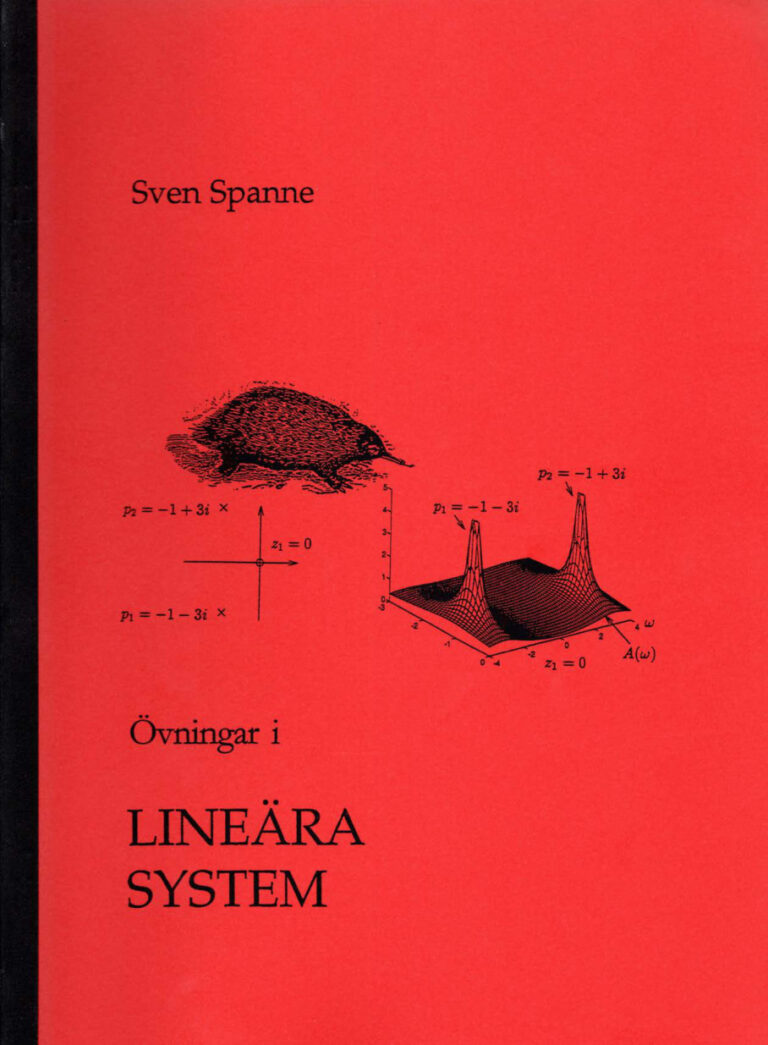 Ovningar i lineara system Swedish Edition Sven Spanne Kitap Kapağı