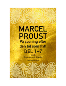 Pa spaning efter den tid som flytt del 1 7 med resumeer och register Proust Marcel Kitap Kapağı