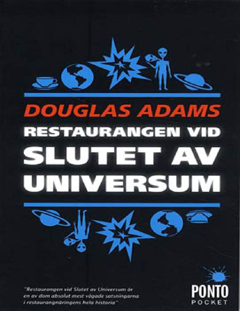 Restaurangen vid slutet av universum Adams Douglas Kitap Kapağı