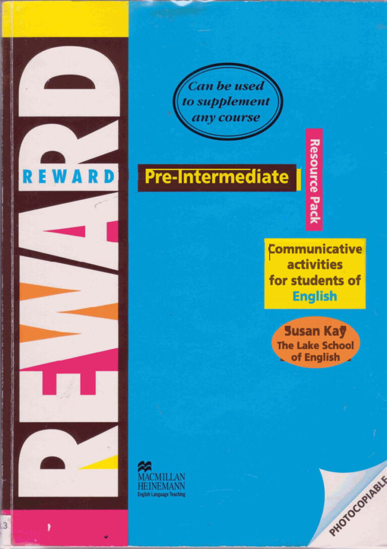 Reward pre intermediate resource pack Kitap Kapağı