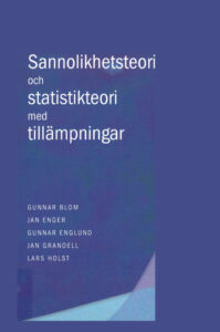 Sannolikhetsteori och statistikteori med tillampningar Swedish Edition Gunnar Blom Kitap Kapağı