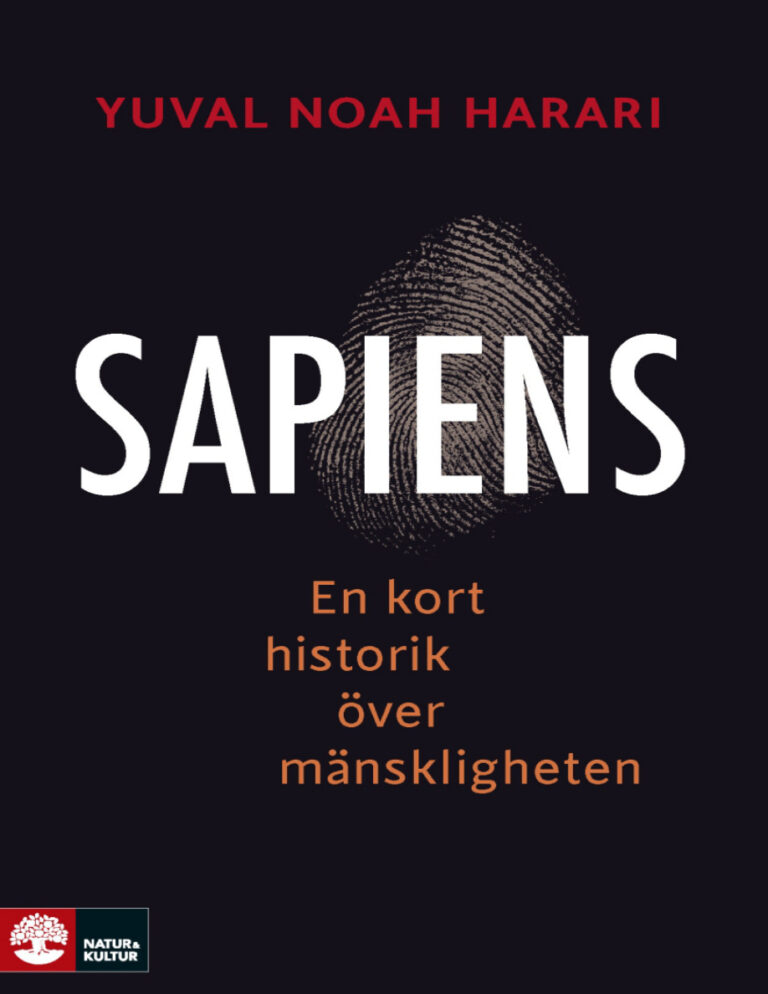 Sapiens en kort historik over manskligheten Swedish Edition Yuval Noah Harari Kitap Kapağı