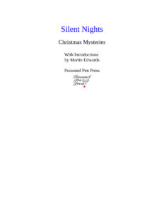 Silent Nights Martin Edwards Kitap Kapağı