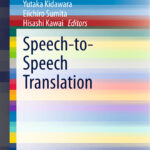Speech to Speech Translation Kitap Kapağı