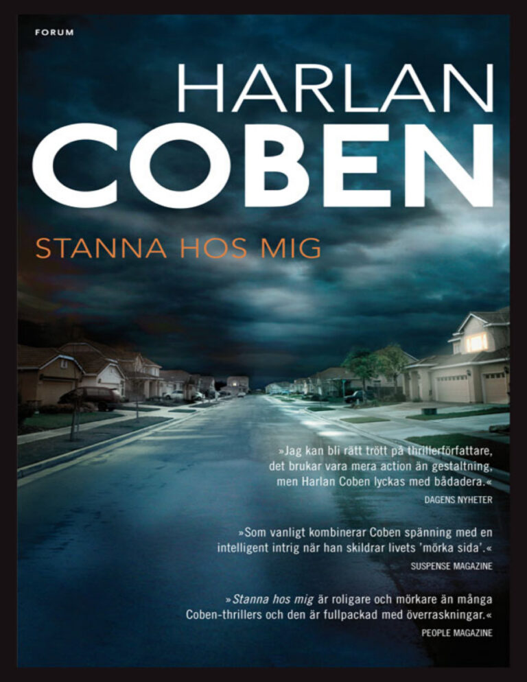 Stanna hos mig Coben Harlan Kitap Kapağı