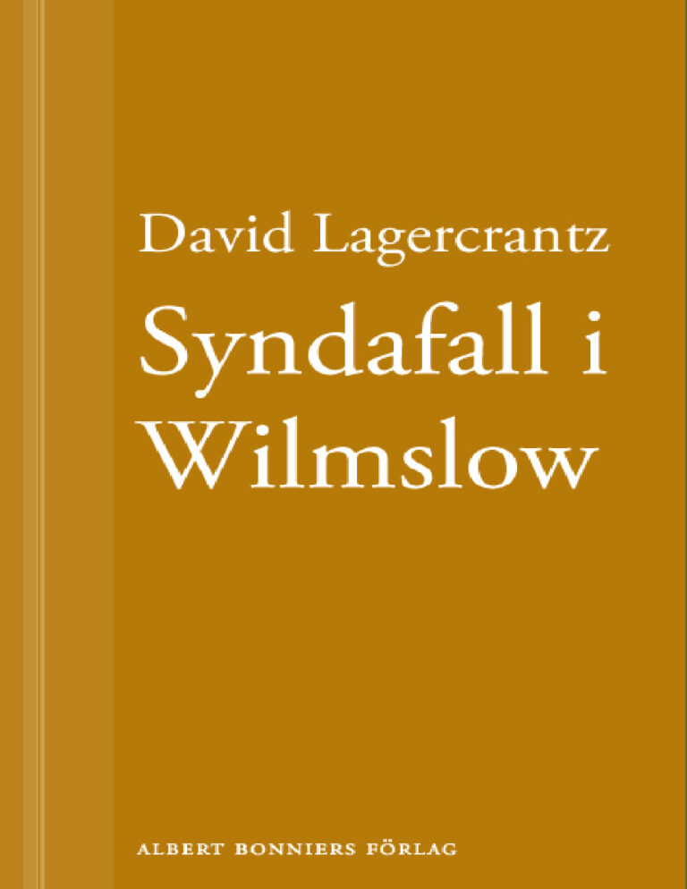 Syndafall i Wilmslow Lagercrantz David Kitap Kapağı