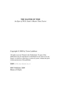 THE MASTER OF TIME An Epos of WD Gann's Master Time Factor Copyright Kitap Kapağı