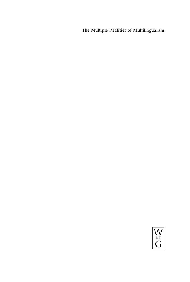The Multiple Realities of Multilingualism PDF – Elana Shohamy
