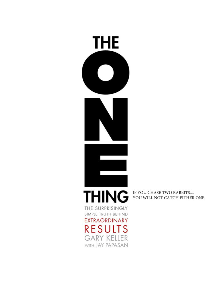 The ONE Thing PDF – Gary Keller