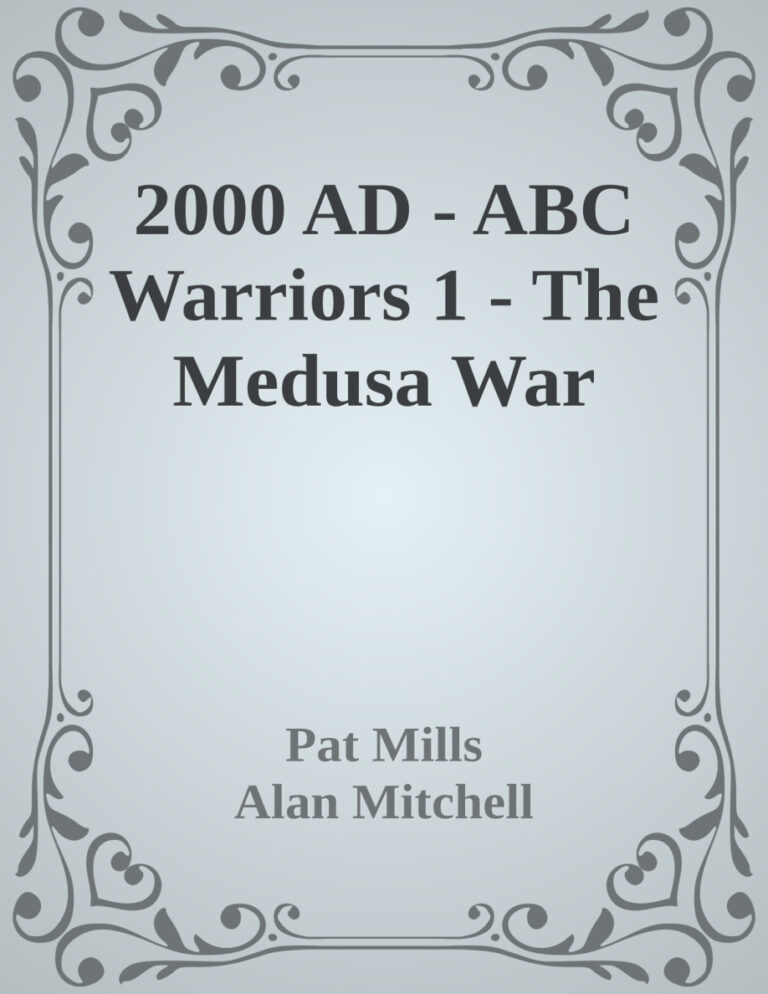 The ABC Warriors Pat Mills Kitap Kapağı