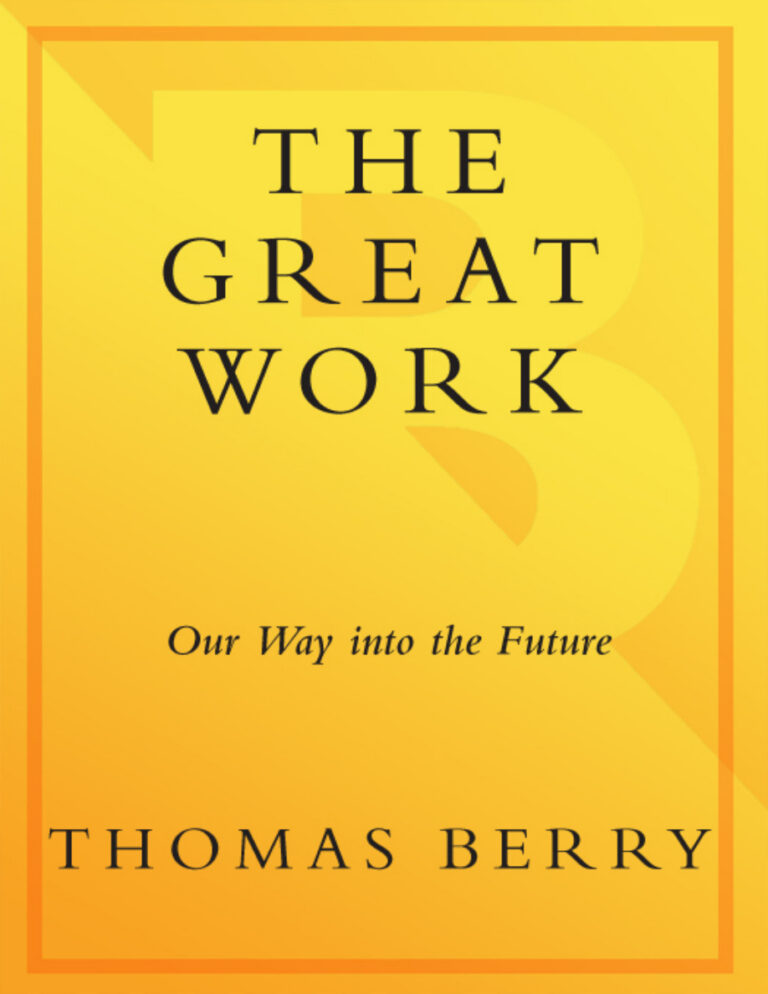 The Great Work PDF – Thomas Berry