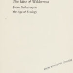 The Idea of Wilderness Max Oelschlaeger Kitap Kapağı
