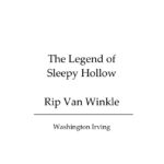 The Legend of Sleepy Hollow Rip Van Winkle and Other Stories Washington Irving Kitap Kapağı