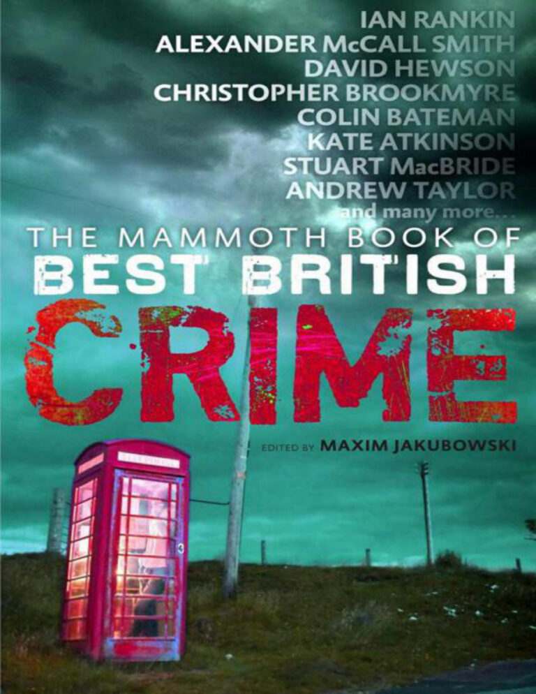 The Mammoth Book of Best British Crime 8 Maxim Jakubowski Kitap Kapağı