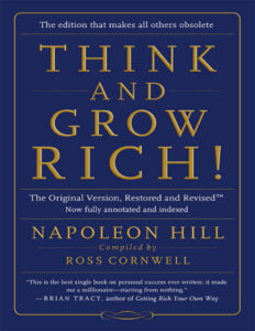 Think and Grow Rich by Napoleon Hill, Ross Cornwell Kitap Kapağı
