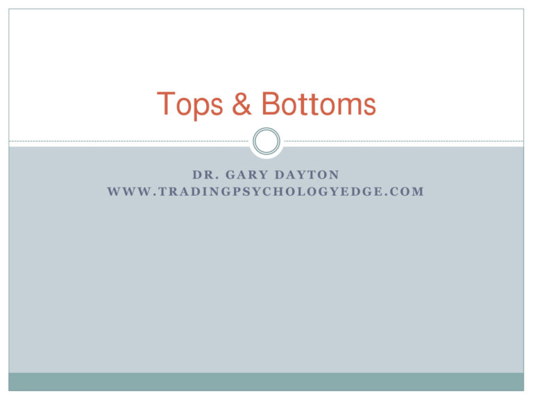 Tops and Bottoms Class PDF – Inner Circle Trader