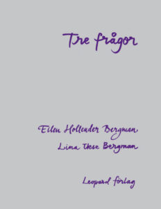 Tre fragor Bergman Ellen Hollender Kitap Kapağı