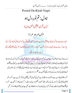 Tum Noor E Dil Ho آپ نور اور دل ہیں۔ Urdu Edition S Merwa Mirza Kitap Kapağı