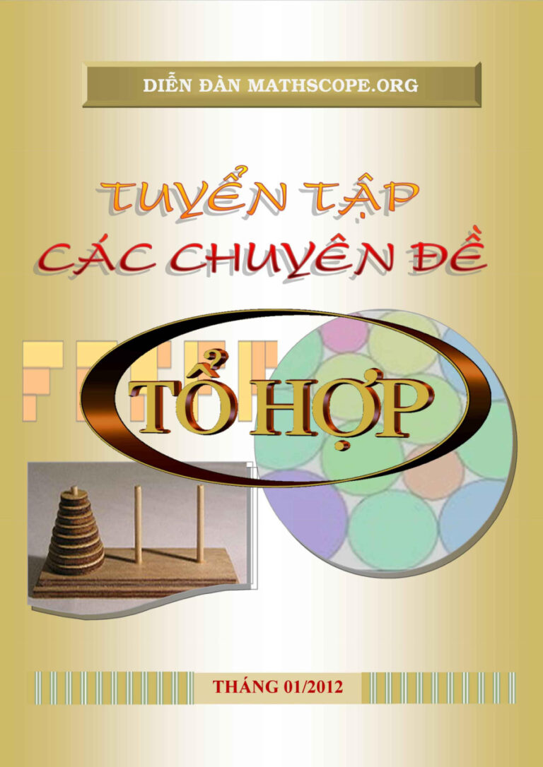 Tuyen tap cac chuyen de To hop Dien dan MathScope Vietnamese Edition Dien dan MathScope Kitap Kapağı