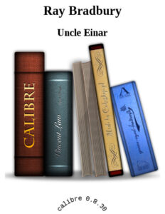 Uncle Einar Ray Bradbury Kitap Kapağı