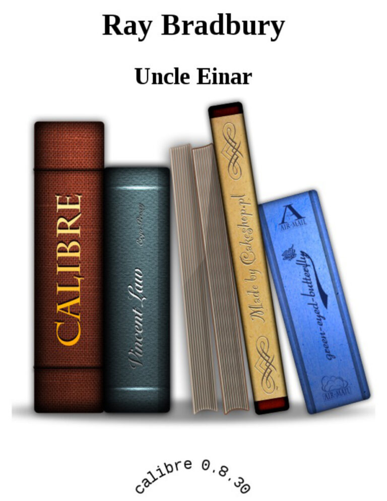 Uncle Einar Ray Bradbury Kitap Kapağı