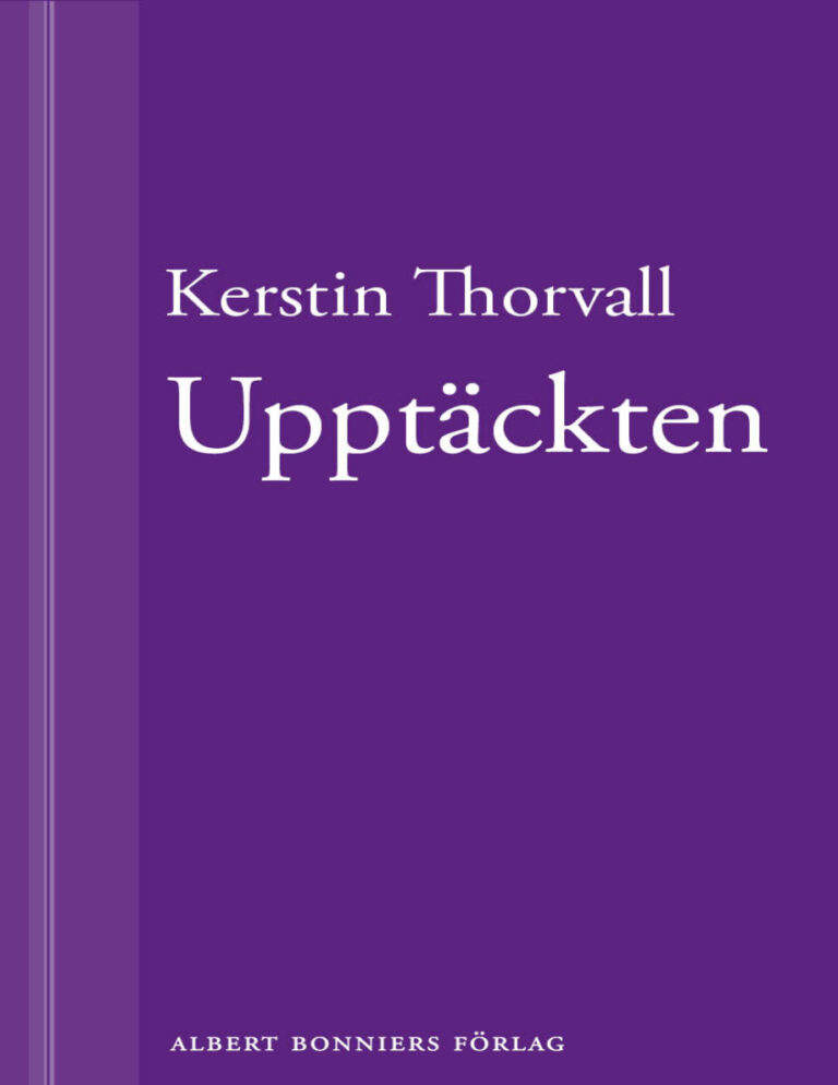 Upptackten Thorvall Kerstin Kitap Kapağı