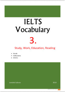 VOCABULARY IELTS 3 Kitap Kapağı