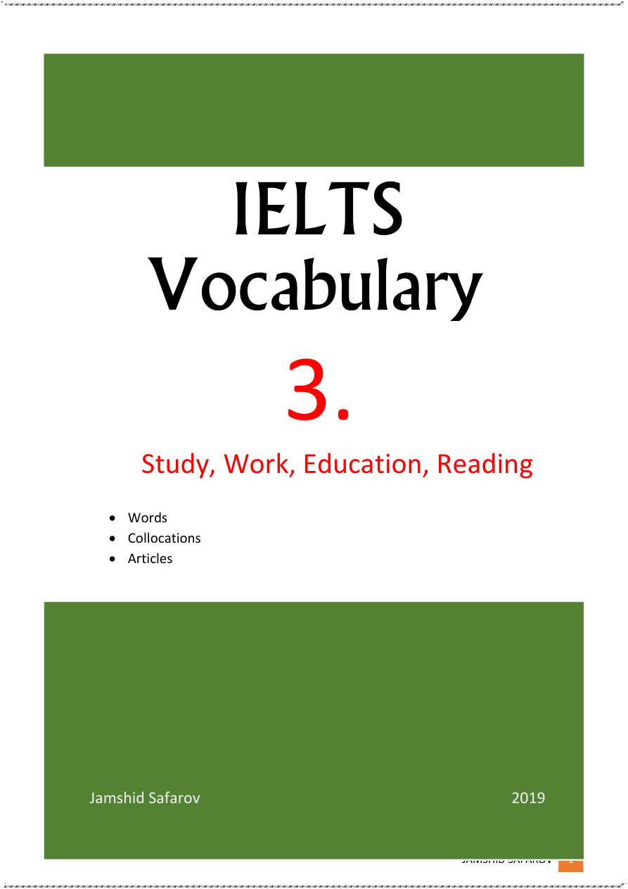 VOCABULARY IELTS 3