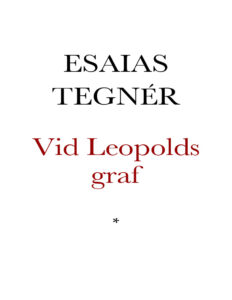 Vid Leopolds graf Tegner Esaias Kitap Kapağı