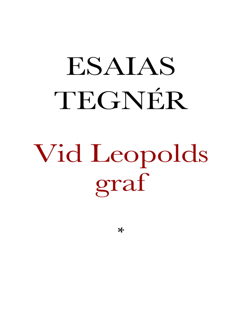 Vid Leopolds graf - Tegnér Esaias PDF Download