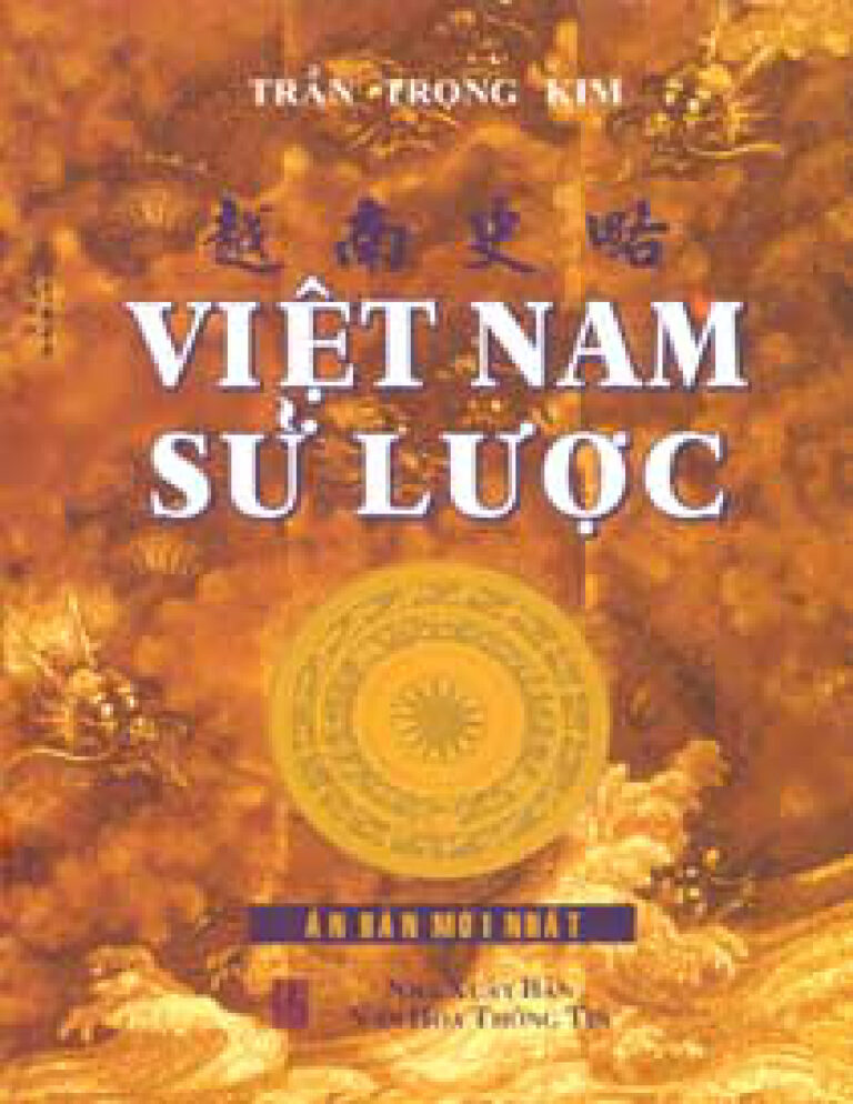 Việt Nam Sử Lược Vietnamese Trần Trọng Kim Kitap Kapağı