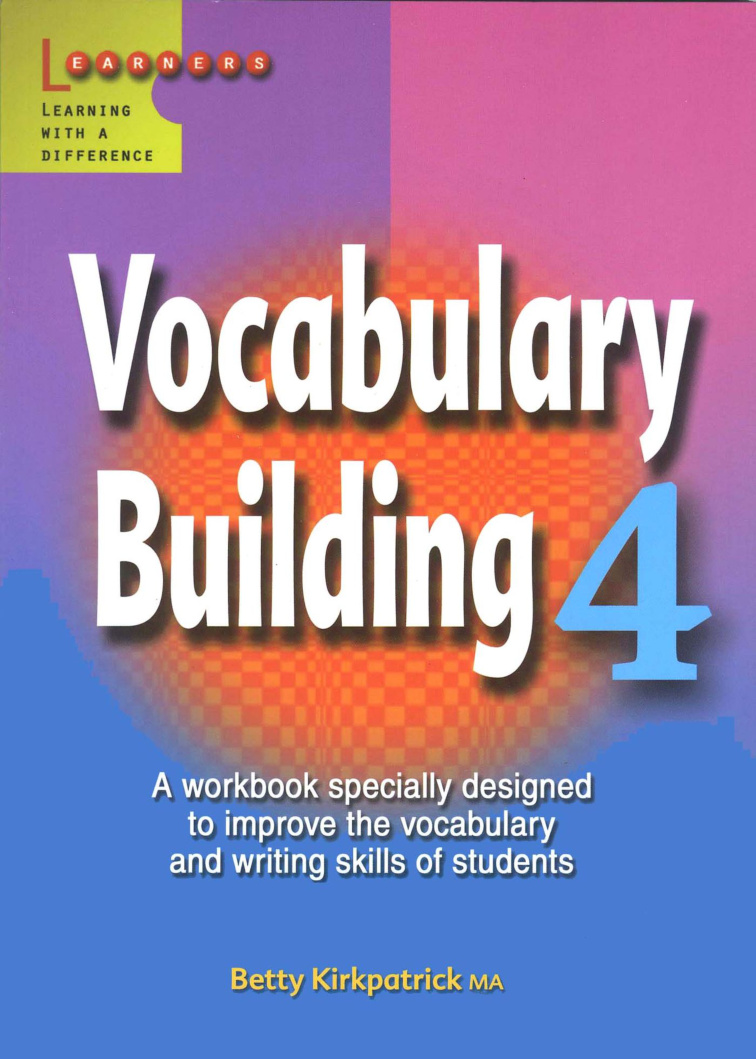 Vocabulary Building 4 Kitap Kapağı