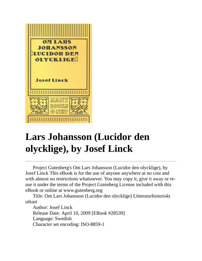 Wardslige n andelige wisor av Lars Johanson Lucidor den olycklige Johanson Lars Kitap Kapağı