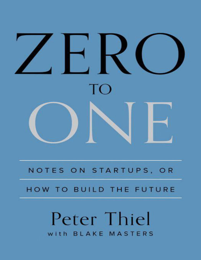 Zero to One PDF – Peter Thiel