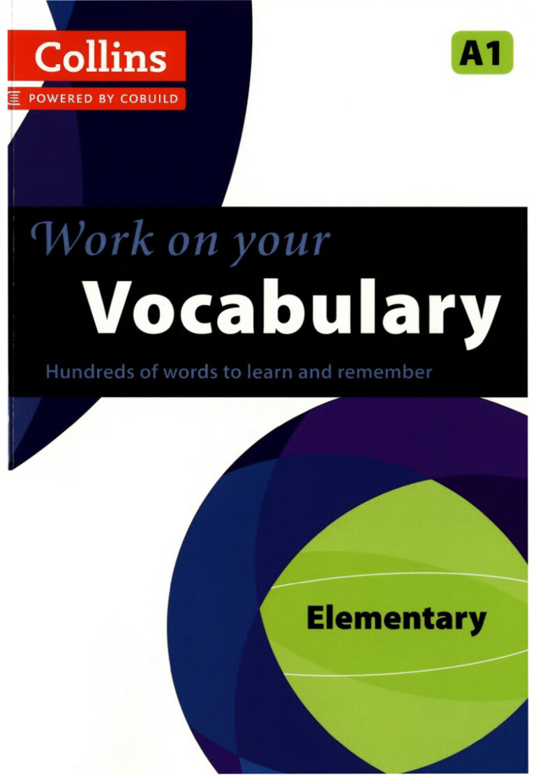 collins work on your vocabulary hundreds of words to learn a Kitap Kapağı