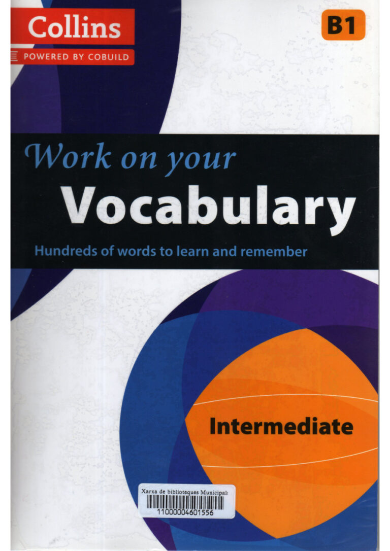 collins work on your vocabulary intermediate b1 Kitap Kapağı