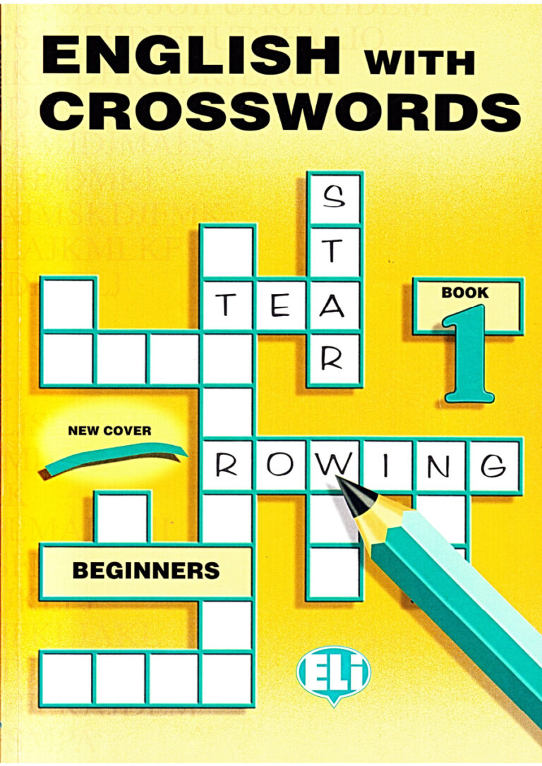 english with crosswords crossword puzzle book 1 Kitap Kapağı