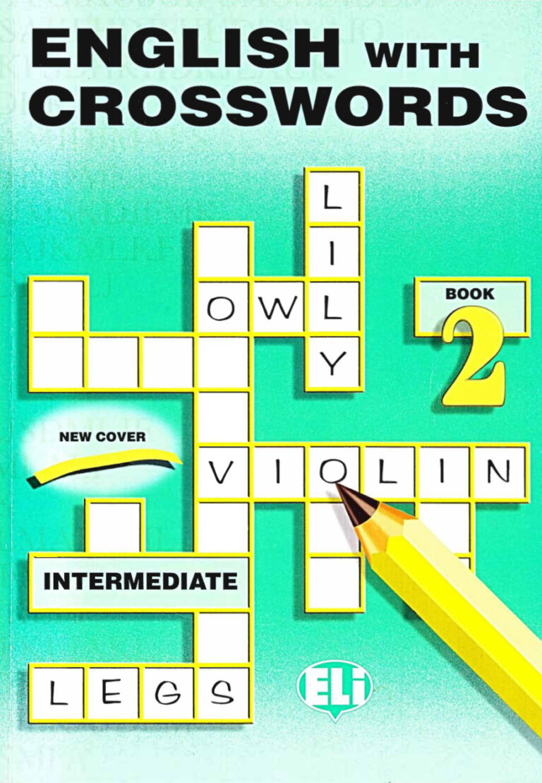 english with crosswords crossword puzzle book 2 Kitap Kapağı