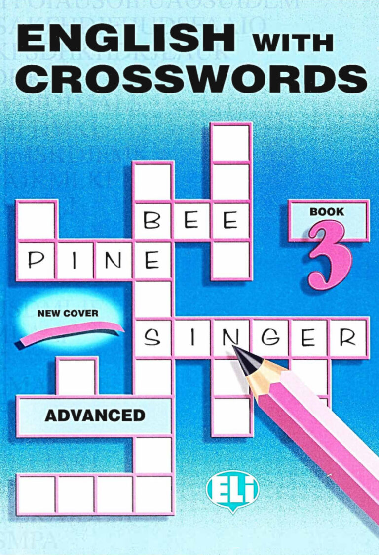 english with crosswords crossword puzzle book 3 Kitap Kapağı