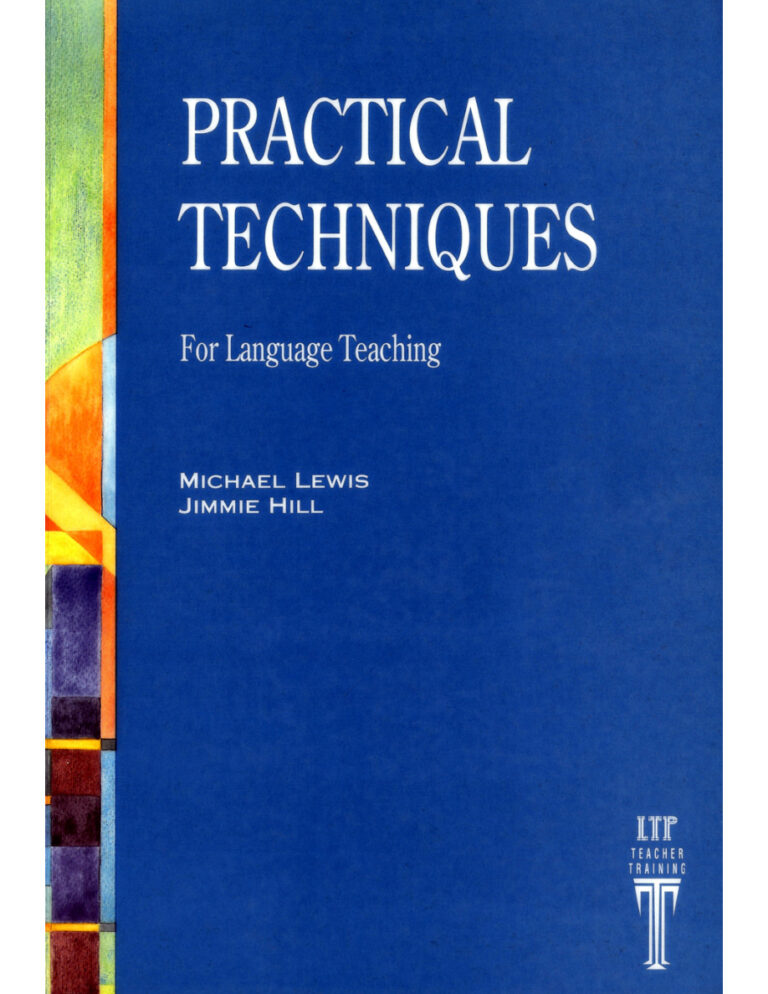 practical techniques for language teaching Kitap Kapağı