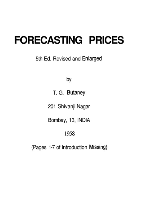 toaz info t g butaney forecasting prices 1958pdf pr 079b48ff490 Kitap Kapağı