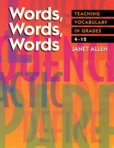 words words words teaching vocabulary Kitap Kapağı
