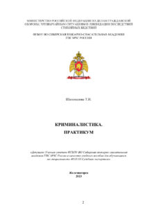 Криминалистика Практикум Russian Edition Шаповалова Т И Kitap Kapağı
