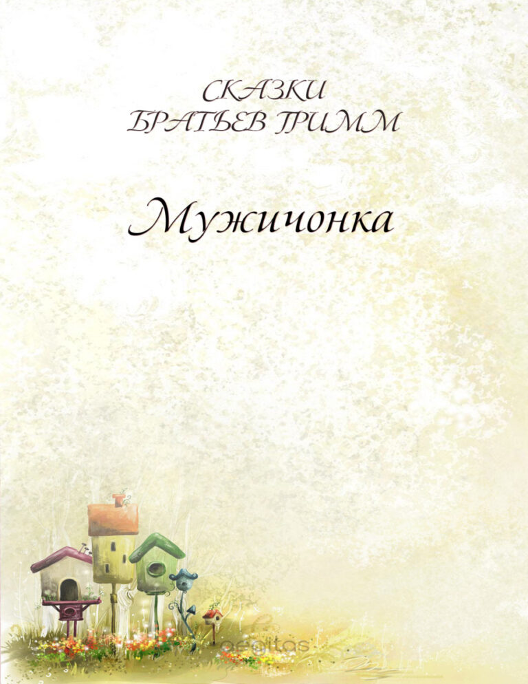Мужичонка Russian Edition Братья Гримм Kitap Kapağı