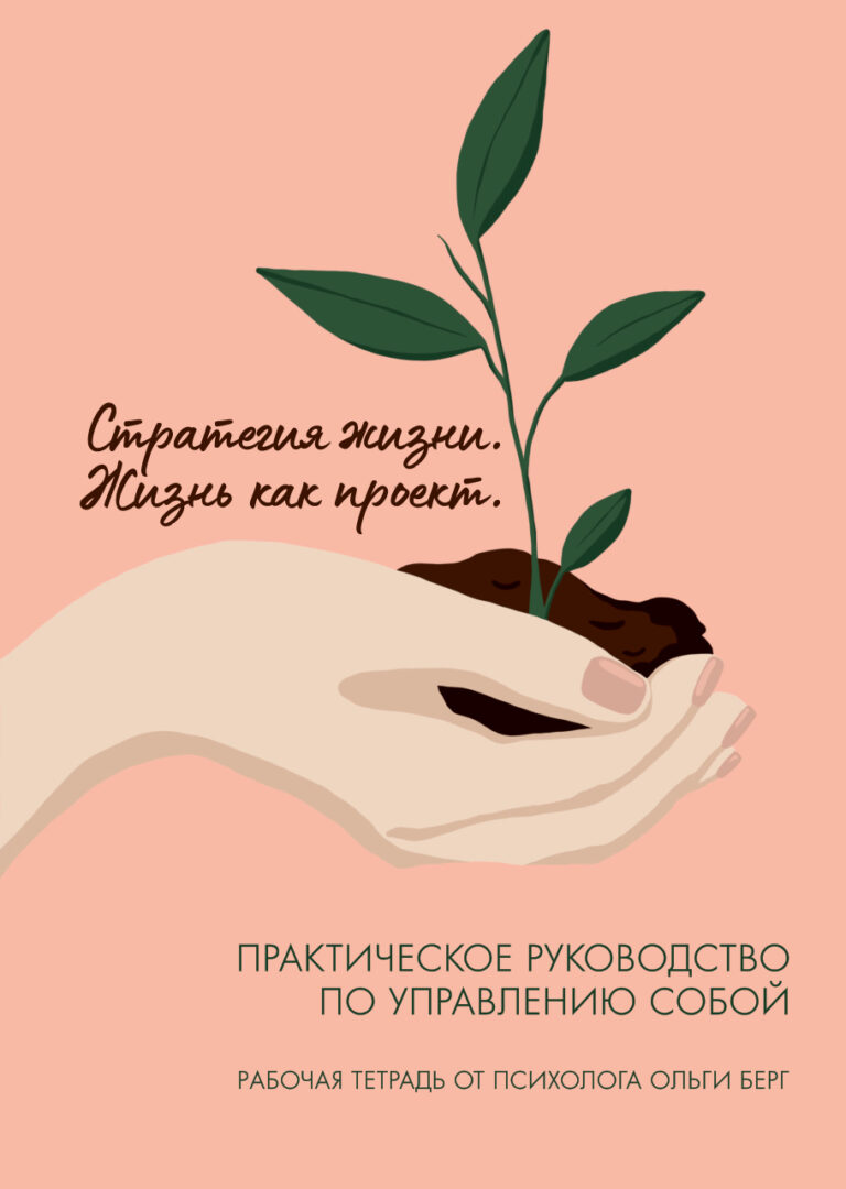 Рабочая тетрадь Стратегия жизни Жизнь как проект Russian Edition Ольга Берг Kitap Kapağı