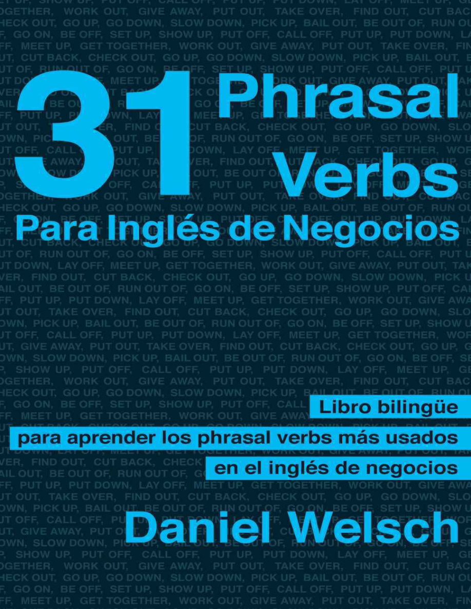 31 Phrasal Verbs para inglés de negocios PDF Download