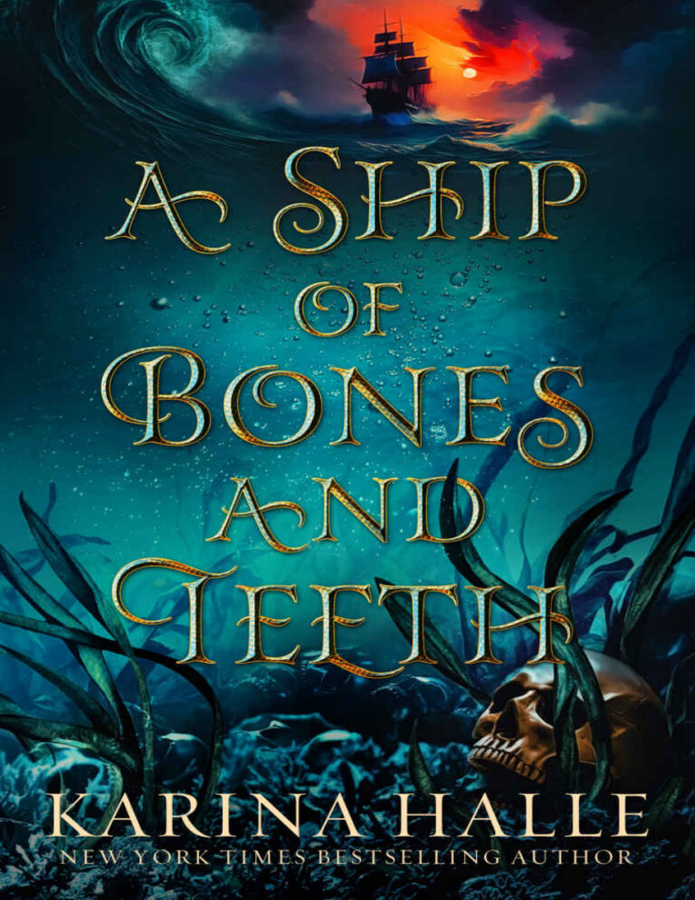 A Ship of Bones & Teeth Karina Halle Kitap Kapağı