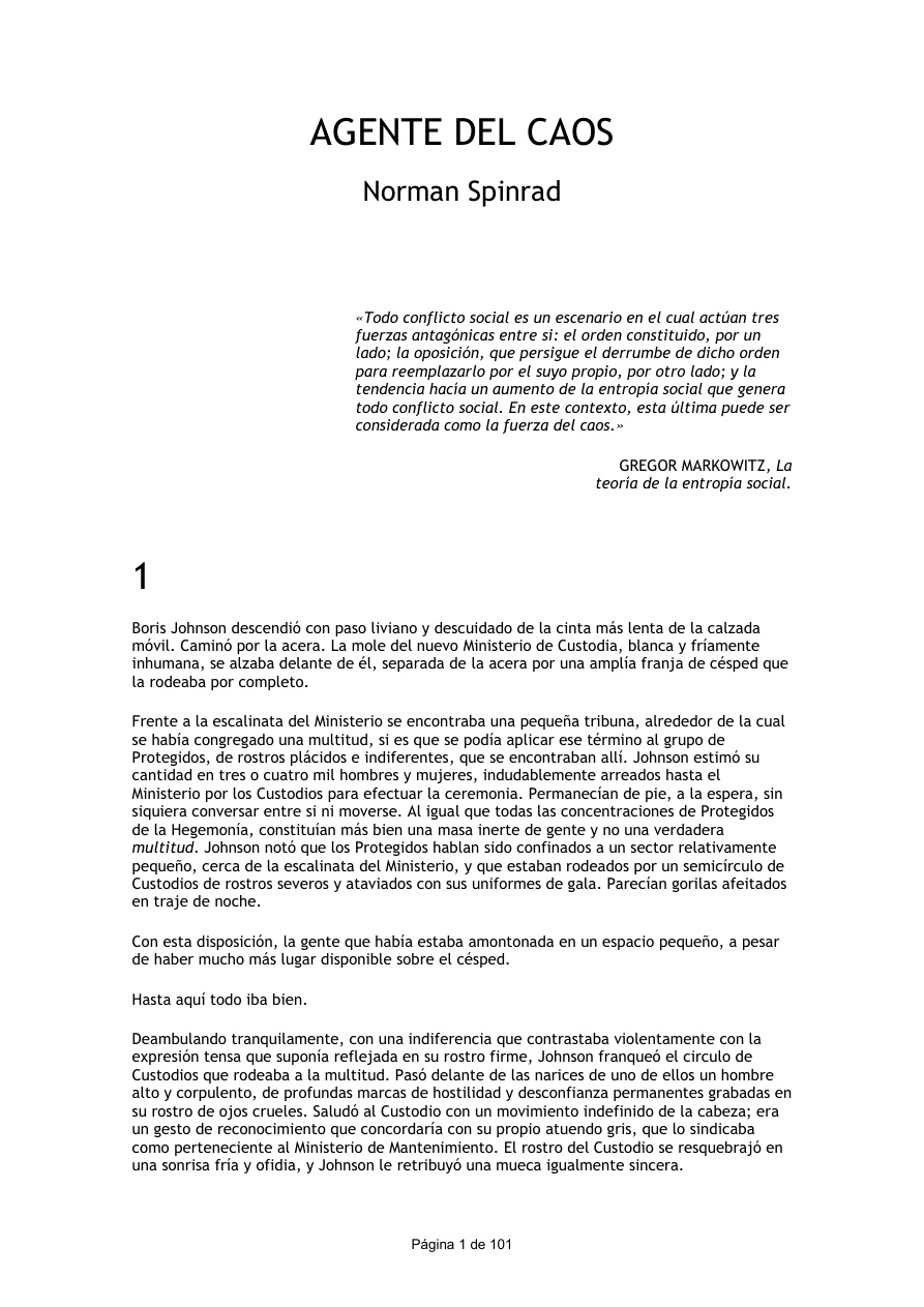 Agentes Del Caos PDF Download